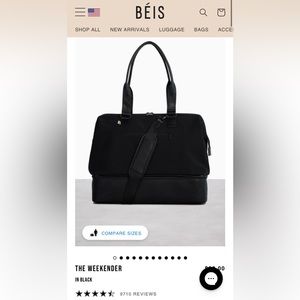 BEIS The Weekender in Black